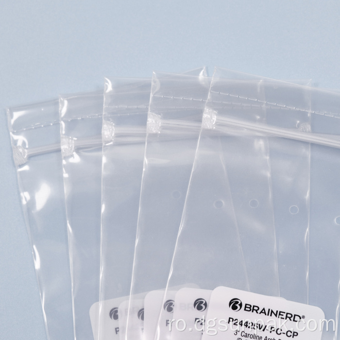 pungă de ambalare din plastic cu linie de rupere ușoară